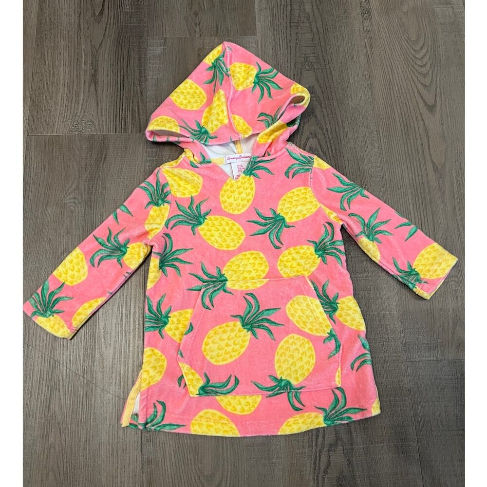 Tommy Bahama Hooded Pineapple Terrycloth Swim Cover Up